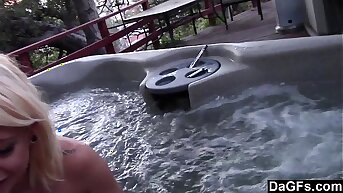 Hot Tub Blowjob By Kirmess Teen